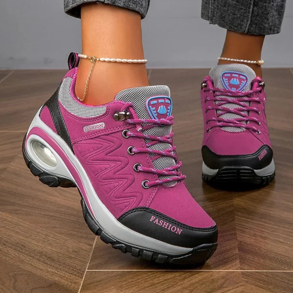 Women's Waterproof Hiking Boots with Non-Slip Sole and Roomy Toe