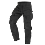 Men's Cargo Work Trousers with Removable Knee Pads
