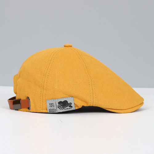 Men's Adjustable Beret Hat in Soft, Breathable Fabric