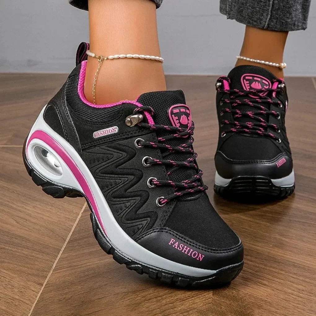 Women's Waterproof Hiking Boots with Non-Slip Sole and Roomy Toe