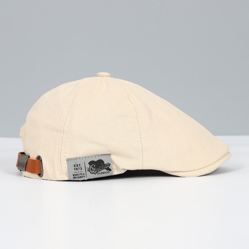 Men's Adjustable Beret Hat in Soft, Breathable Fabric