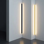 Gravo Minimalist Linear Metal/ Wall Lamp, Gold/Black/White