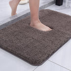 Soft Microfibre Bath Mat, Absorbent with Non-Slip Backing