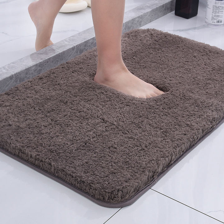 Soft Microfibre Bath Mat, Absorbent with Non-Slip Backing