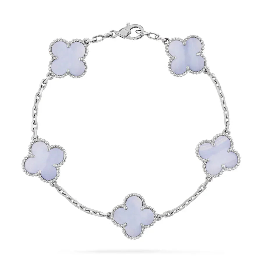 Lioren Abby - 18k Gold-Plated Clover Leaf Bracelet