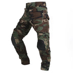 Men's Cargo Work Trousers with Removable Knee Pads