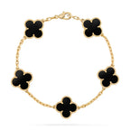 Abby - 18k Gold-Plated Clover Leaf Bracelet