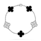 Lioren Abby - 18k Gold-Plated Clover Leaf Bracelet