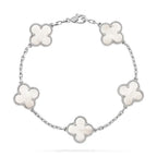 Lioren Abby - 18k Gold-Plated Clover Leaf Bracelet