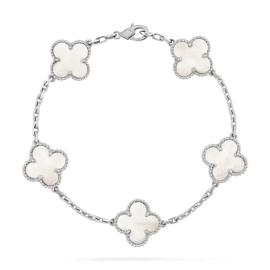 Lioren Abby - 18k Gold-Plated Clover Leaf Bracelet