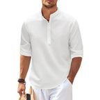 Men's Casual Button-Down Shirt with a Regular Comfort Fit