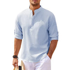 Men's Casual Button-Down Shirt with a Regular Comfort Fit
