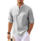 Men's Casual Button-Down Shirt with a Regular Comfort Fit