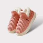 Fluffy Faux Fur Slippers, Ultra-Warm with Non-Slip Sole