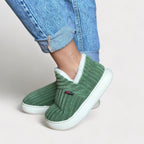 Fluffy Faux Fur Slippers, Ultra-Warm with Non-Slip Sole
