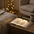Flat Panel LED Reading Light for Books with Adjustable Brightness