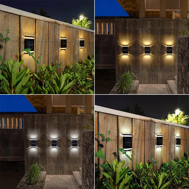 Outdoor Garden Solar Wall Lamp
