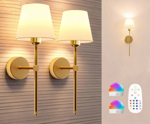 Wireless Wall Sconce with Detachable