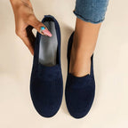 Lightweight Knit Loafers with Contoured Footbed and Anti-Slip Sole