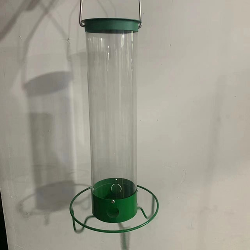Bird Feeder Metal Squirrel Proof Hanging Outdoor Backyard Tube