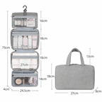 Hanging Toiletry Bag with Multiple Compartments, Waterproof