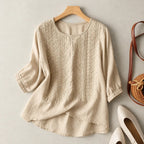 Aurelise – Embroidered Relaxed Blouse