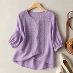 Aurelise – Embroidered Relaxed Blouse