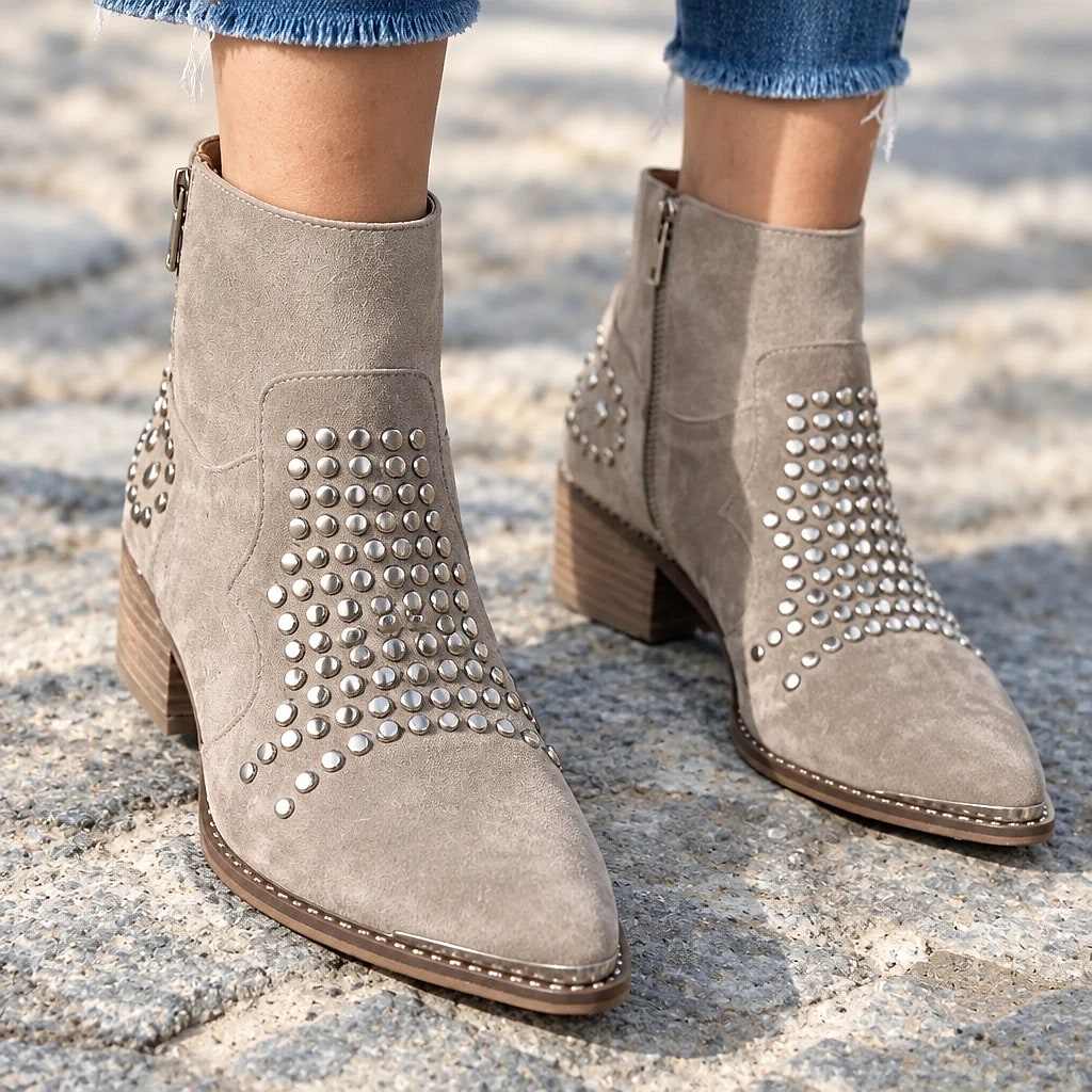 Brexley – Studded Ankle Boots