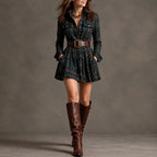 Briarwen – Plaid Shirt Mini Dress