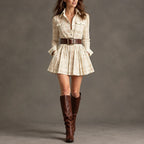 Briarwen – Plaid Shirt Mini Dress