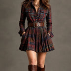 Briarwen – Plaid Shirt Mini Dress