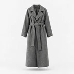 Caith – Elegant Belted Long Coat