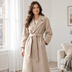 Caith – Elegant Belted Long Coat