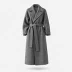 Caith – Elegant Belted Long Coat