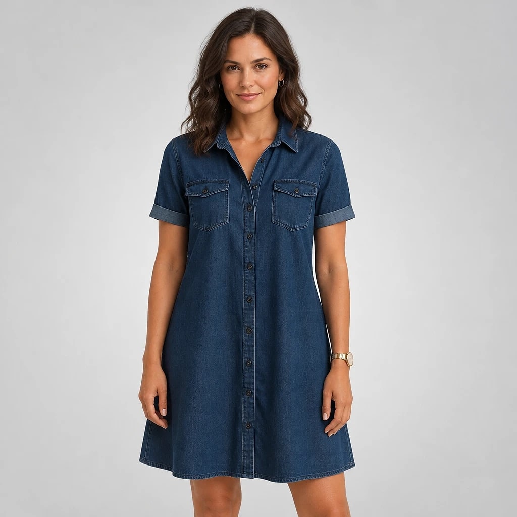 Clairvel – EasyFit Denim Dress