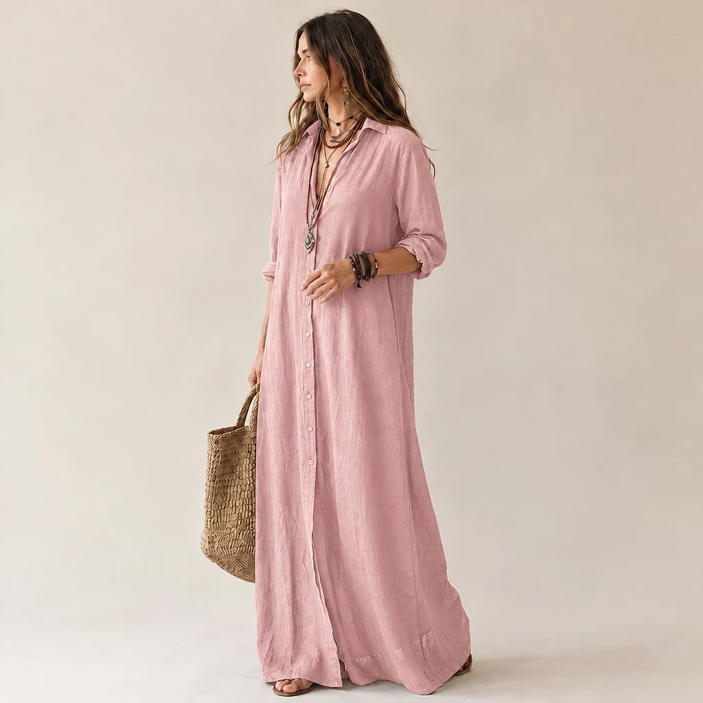 Darleigh – Shirt Maxi Dress