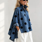 Dotterie – Polka Dot Denim Top
