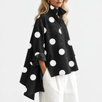 Dotterie – Polka Dot Denim Top