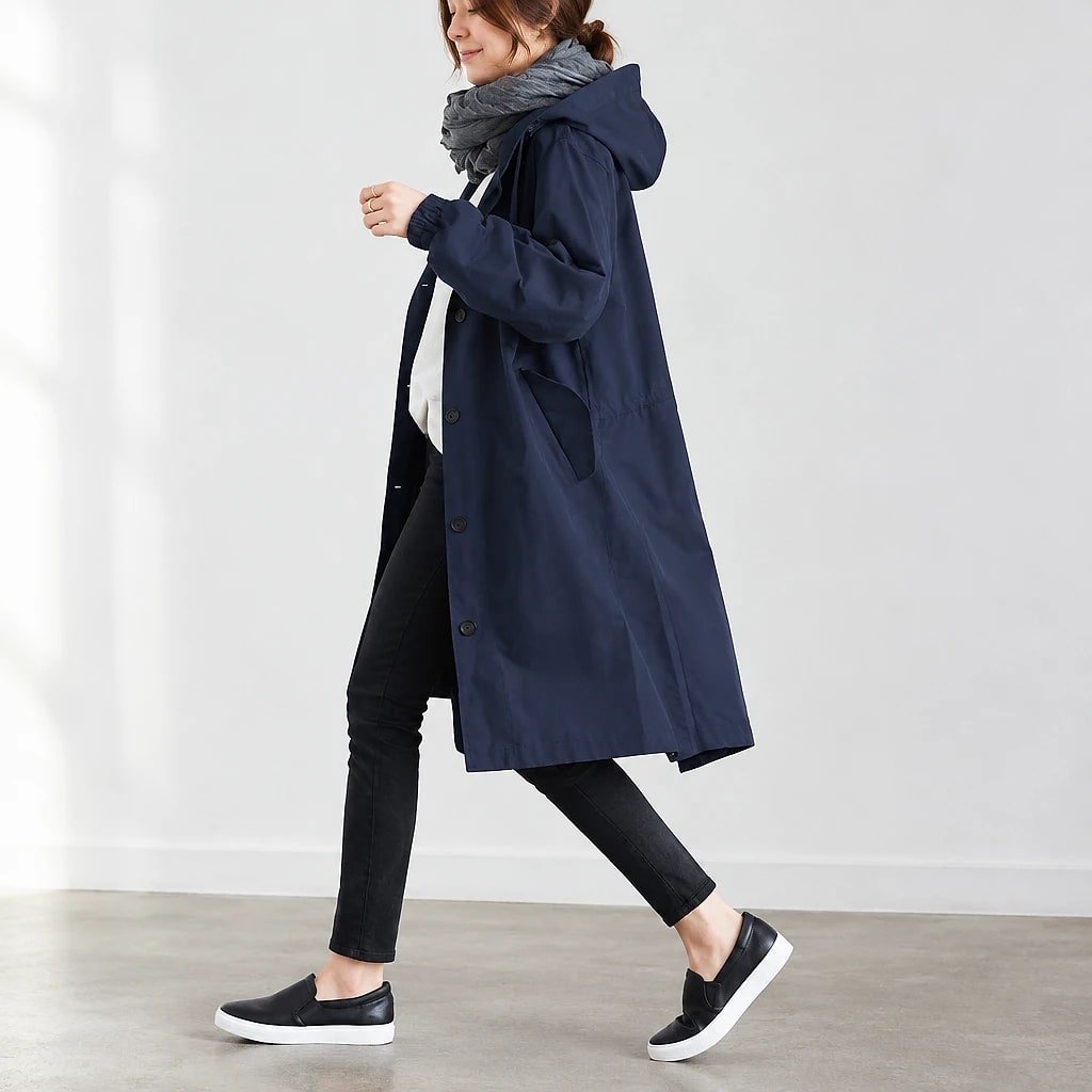 Dottie – Oversized Waterproof Trench Coat