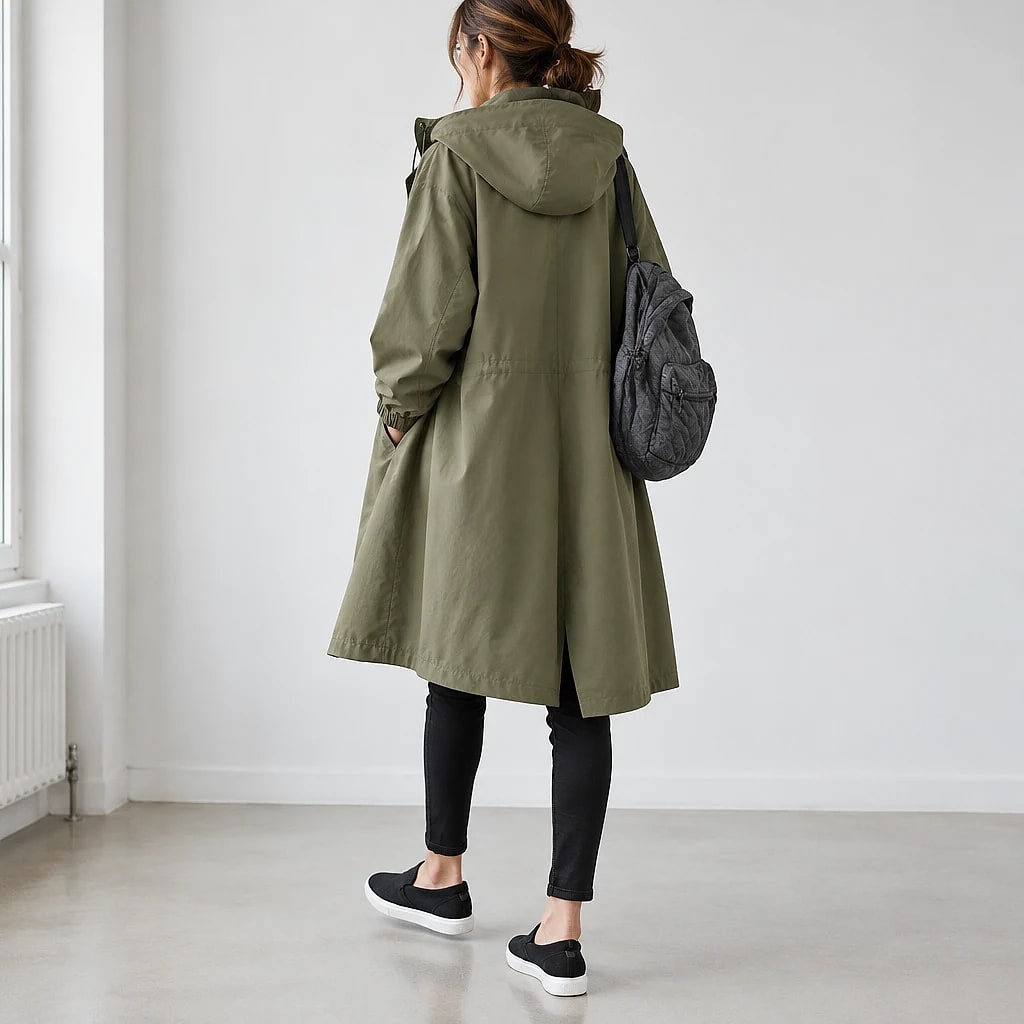 Dottie – Oversized Waterproof Trench Coat