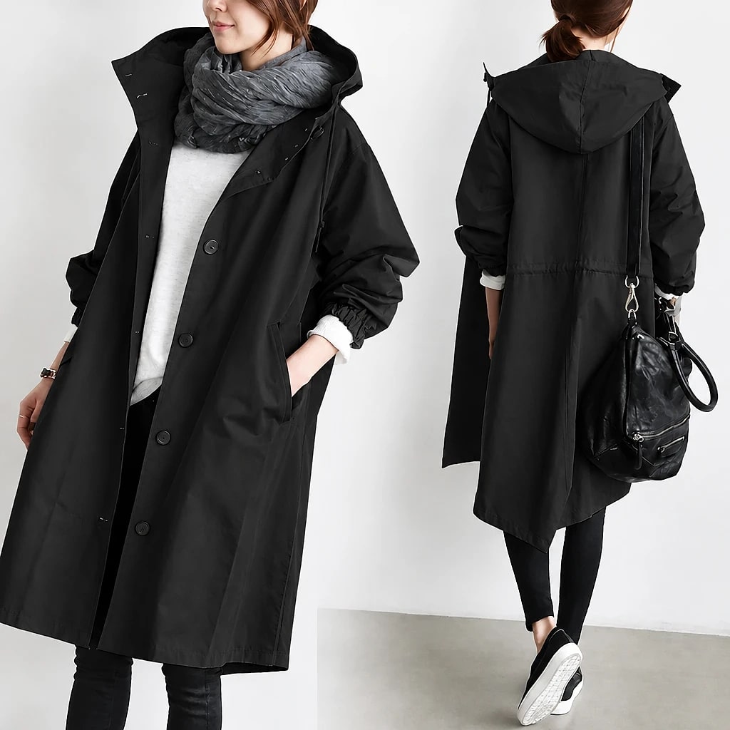Dottie – Oversized Waterproof Trench Coat