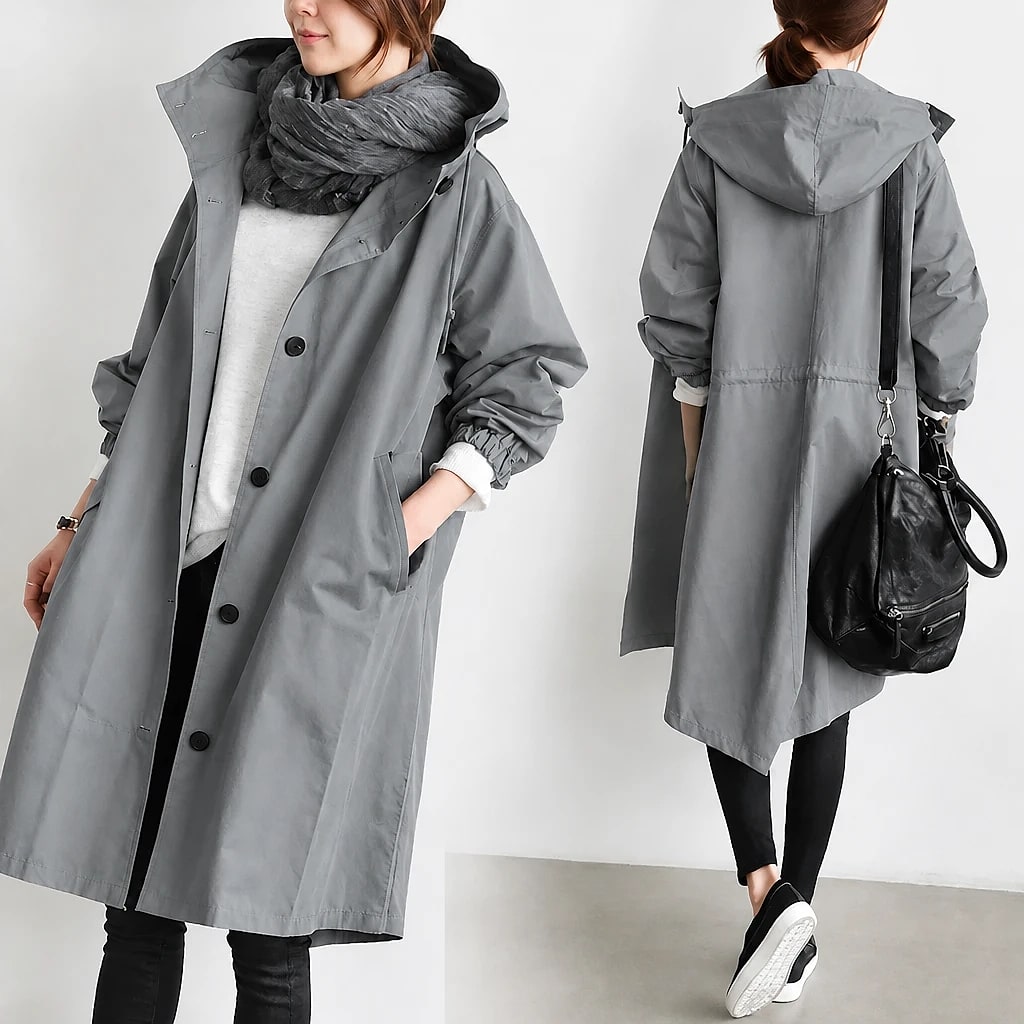 Dottie – Oversized Waterproof Trench Coat