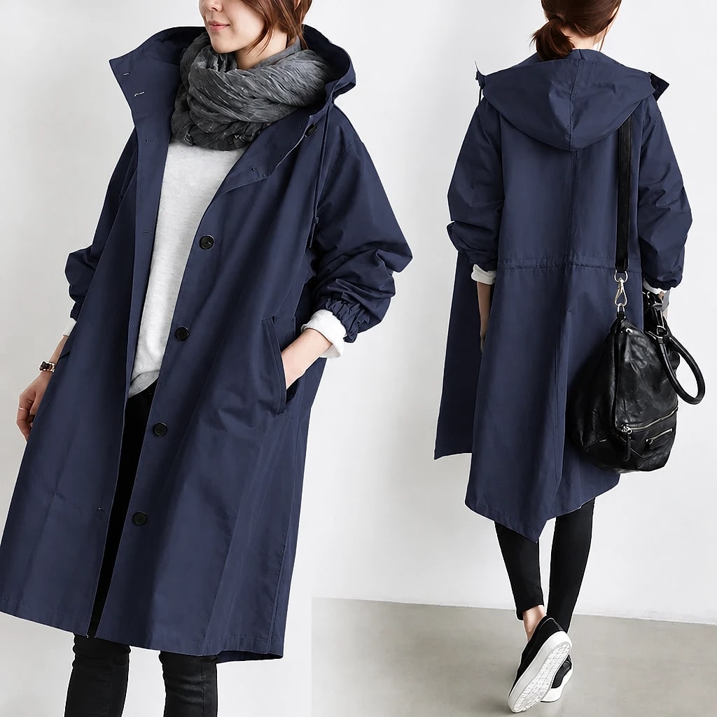 Dottie – Oversized Waterproof Trench Coat