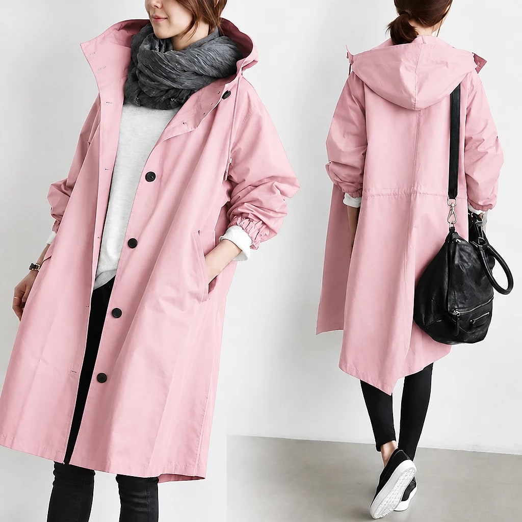 Dottie – Oversized Waterproof Trench Coat