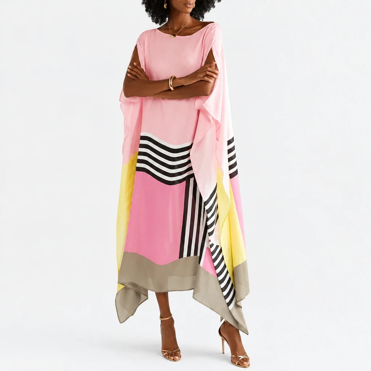 Elenora – Geometric Print Kaftan