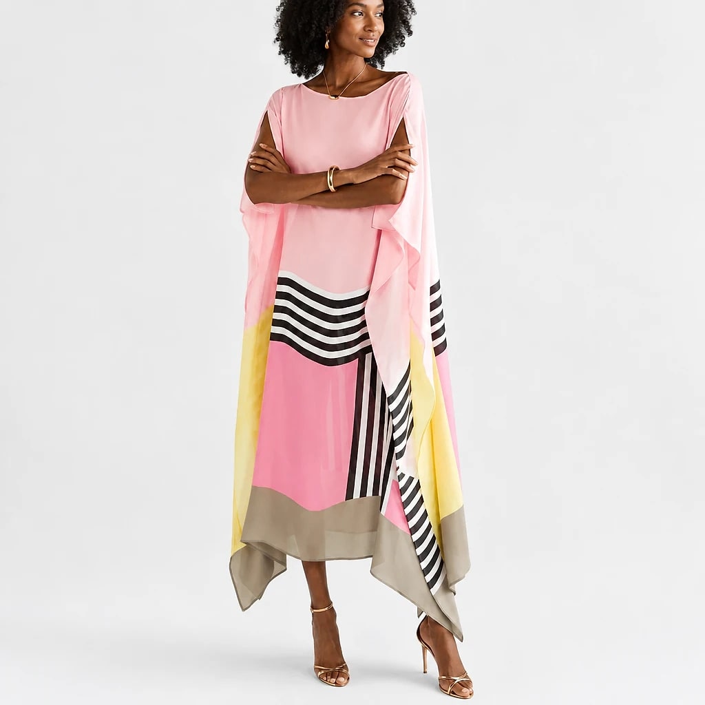 Elenora – Geometric Print Kaftan