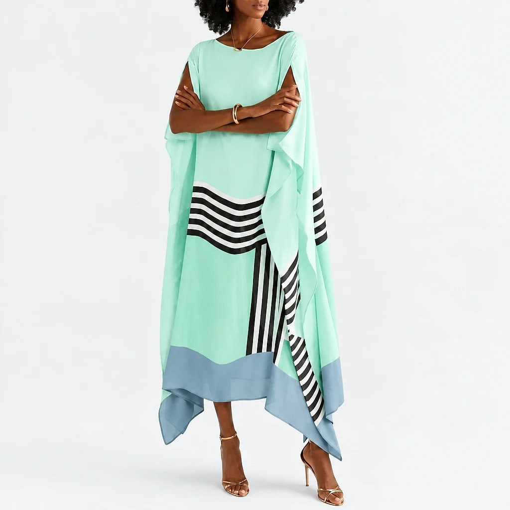Elenora – Geometric Print Kaftan