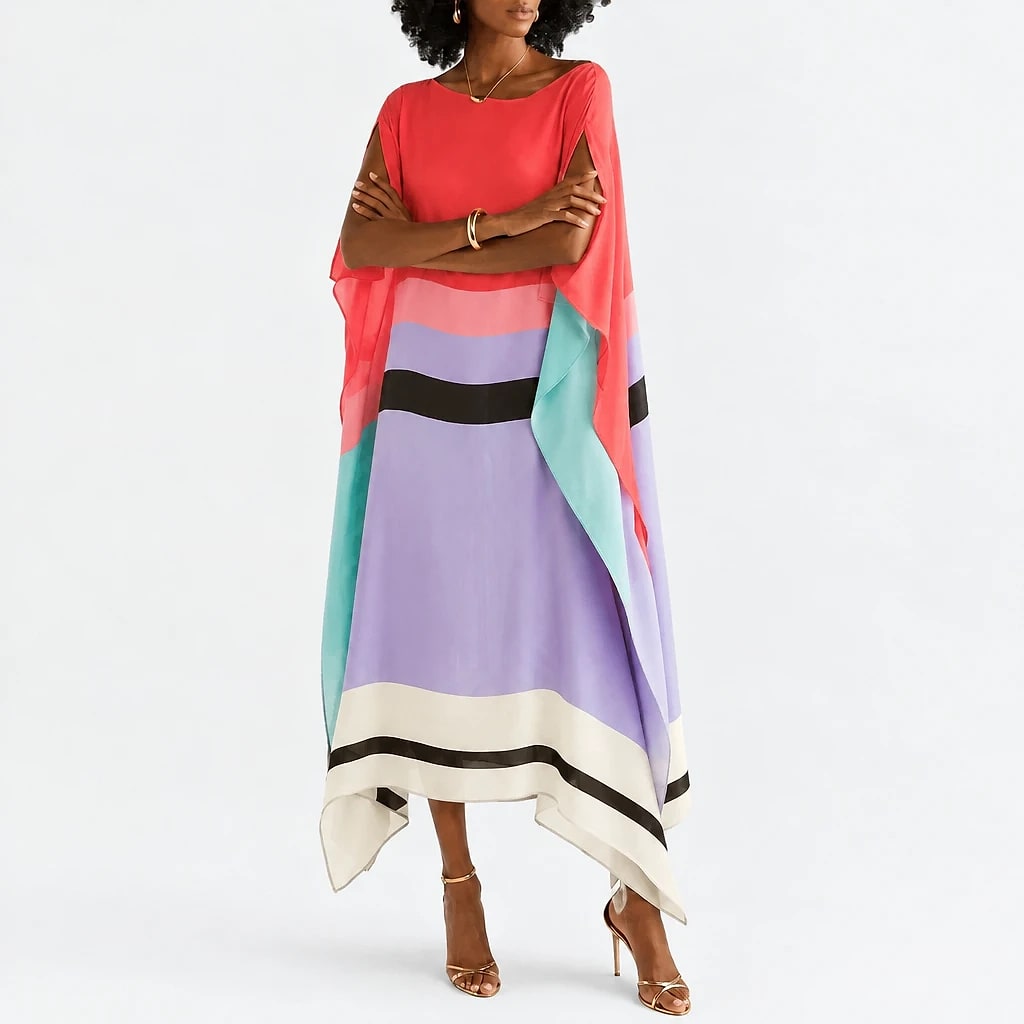 Elenora – Geometric Print Kaftan