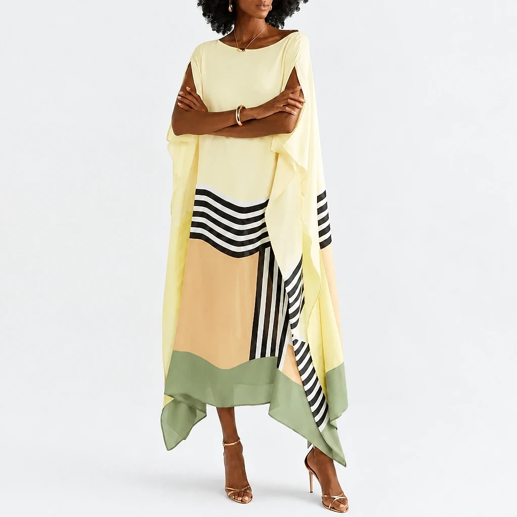 Elenora – Geometric Print Kaftan