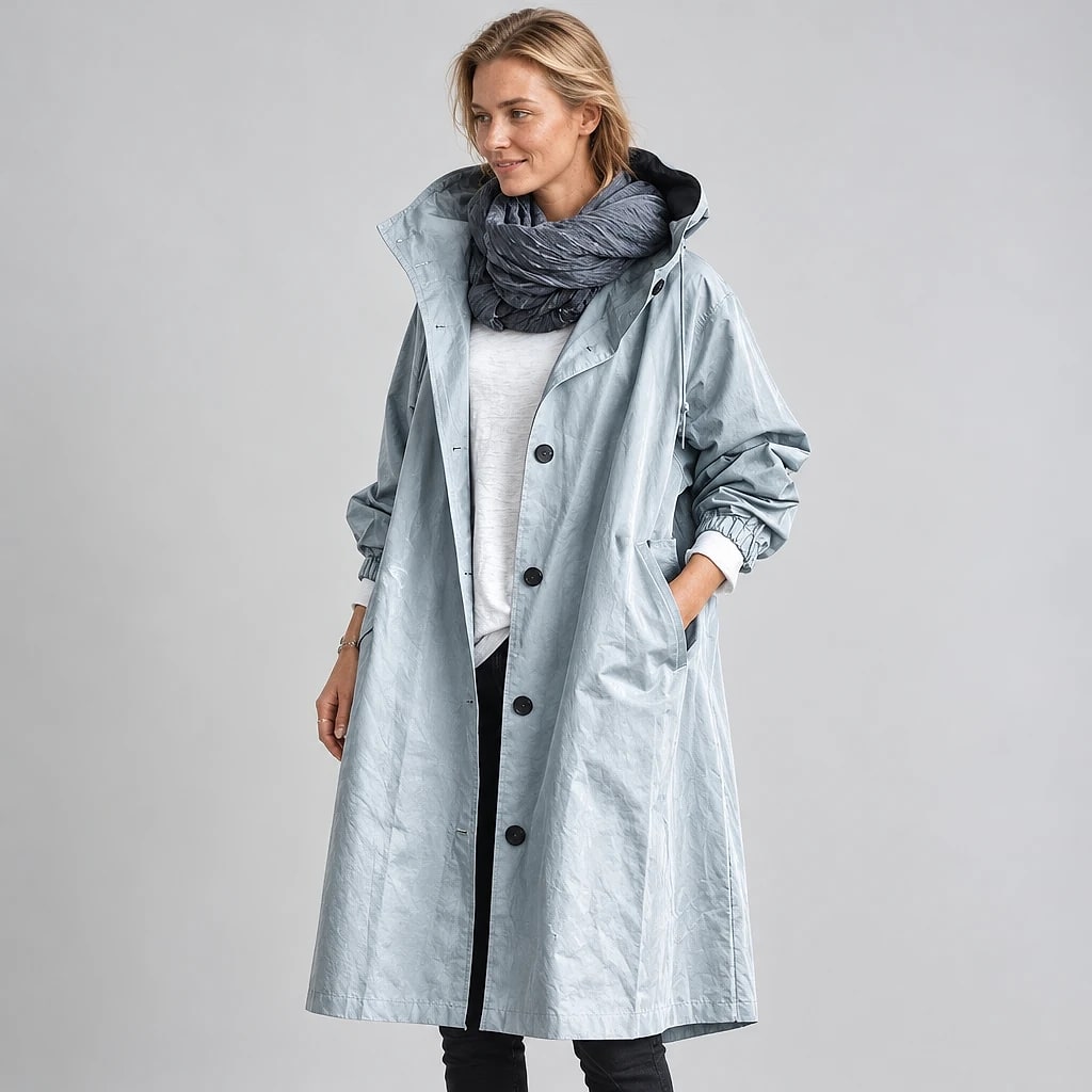 Elyndra – Water Repellent Trench Coat
